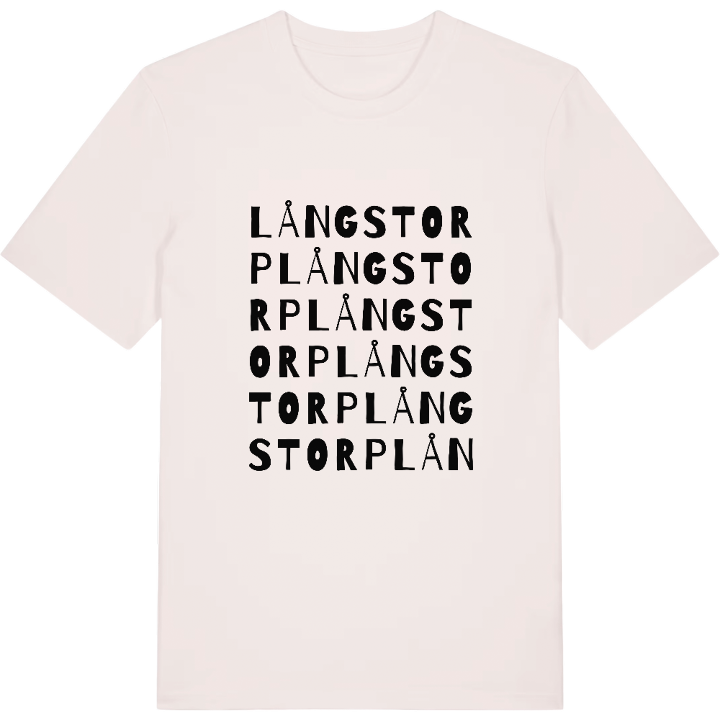 Långstorp ordlek t-shirt – t-shirt från PinShirt