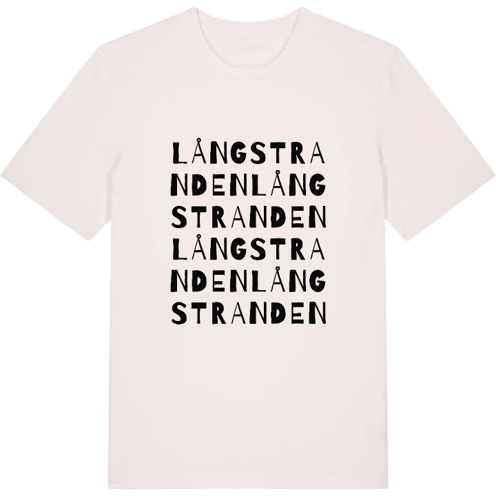 Långstranden ordlek t-shirt – t-shirt från PinShirt