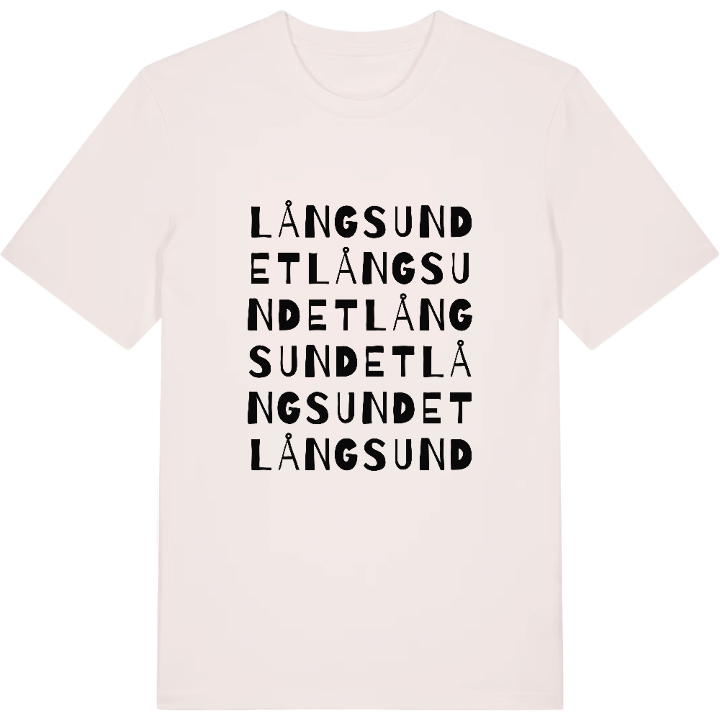 Långsundet ordlek t-shirt – t-shirt från PinShirt
