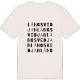 Långsvedjan ordlek t-shirt