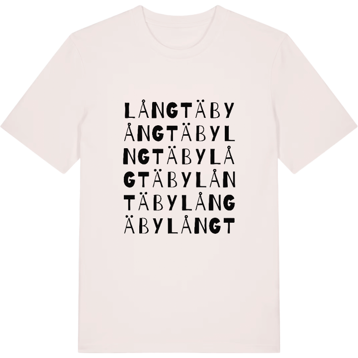 Långtäby ordlek t-shirt – t-shirt från PinShirt