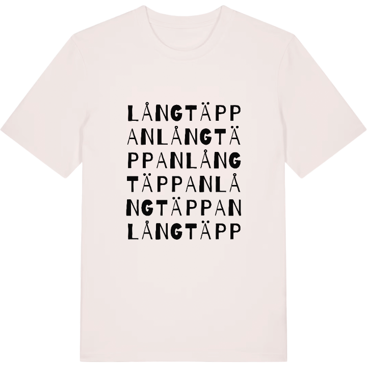 Långtäppan ordlek t-shirt – t-shirt från PinShirt