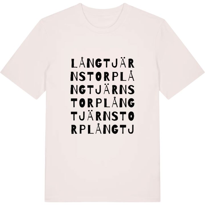 Långtjärnstorp ordlek t-shirt – t-shirt från PinShirt