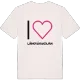Jag älskar Långvägakojan t-shirt stort tryck