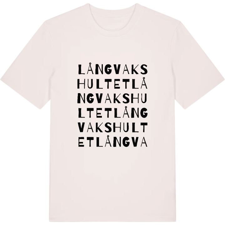 Långvakshultet ordlek t-shirt – t-shirt från PinShirt