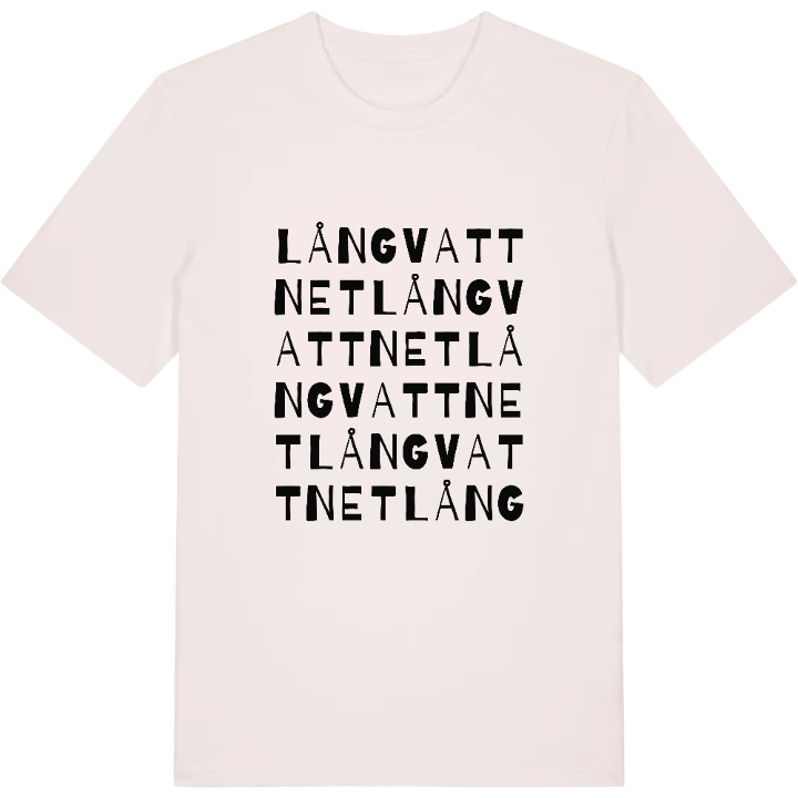 Långvattnet ordlek t-shirt – t-shirt från PinShirt