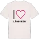 Jag älskar Långviken t-shirt stort tryck