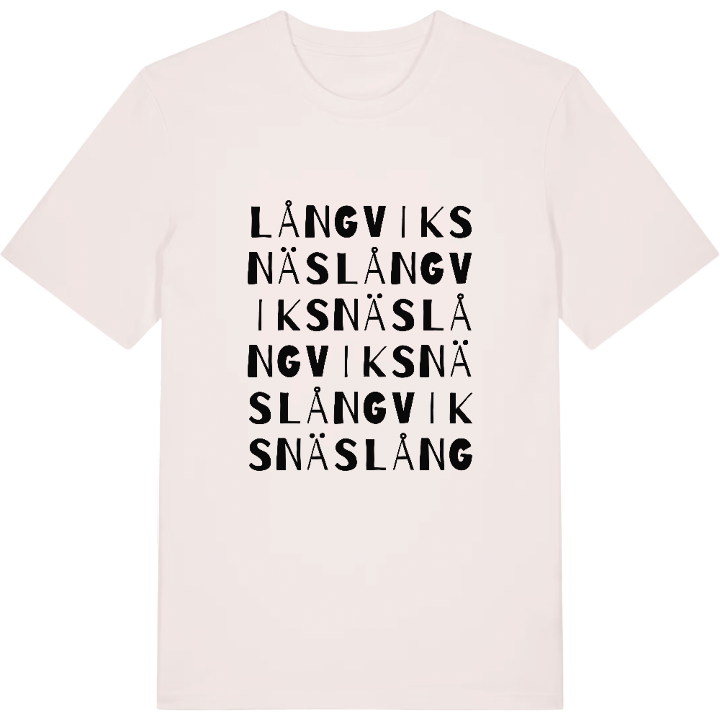 Långviksnäs ordlek t-shirt – t-shirt från PinShirt