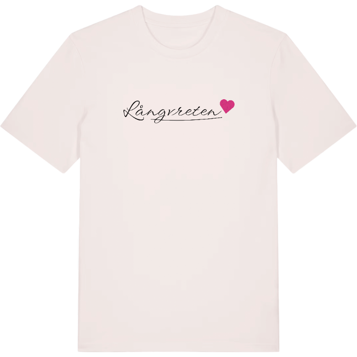Långvreten hjärta t-shirt – t-shirt från PinShirt