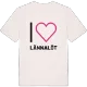 Jag älskar Lännalöt t-shirt stort tryck