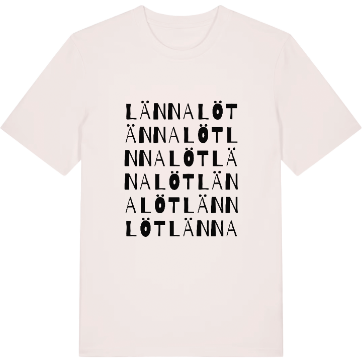 Lännalöt ordlek t-shirt – t-shirt från PinShirt