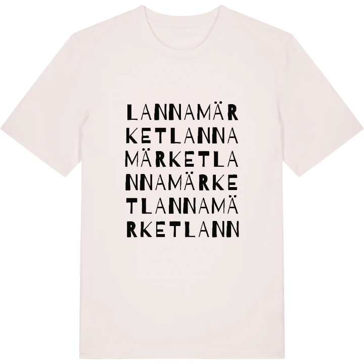 Lannamärket ordlek t-shirt – t-shirt från PinShirt