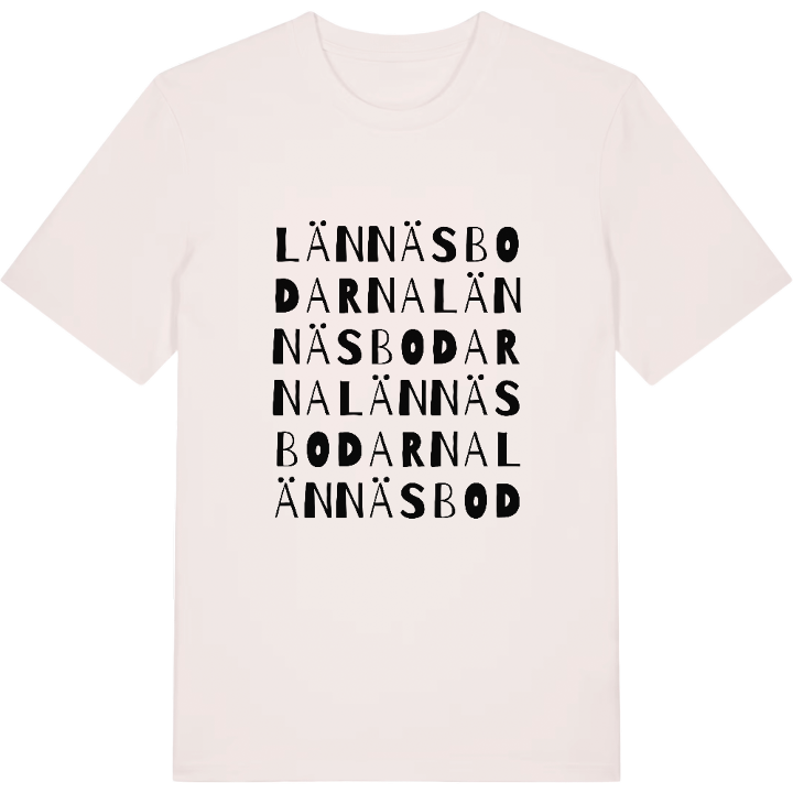 Lännäsbodarna ordlek t-shirt – t-shirt från PinShirt