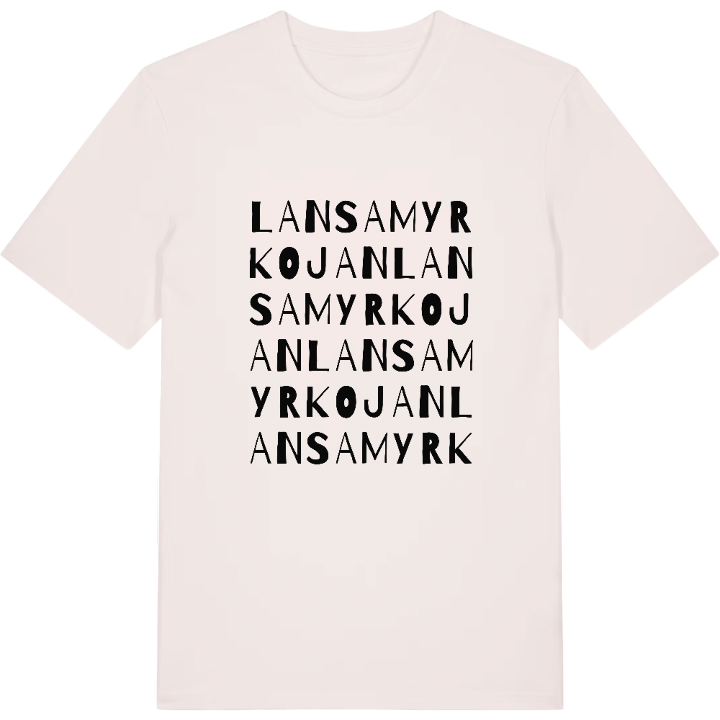 Lansamyrkojan ordlek t-shirt – t-shirt från PinShirt