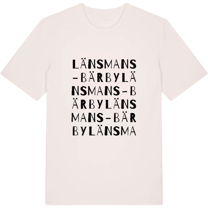 Länsmans-Bärby ordlek t-shirt – t-shirt från PinShirt