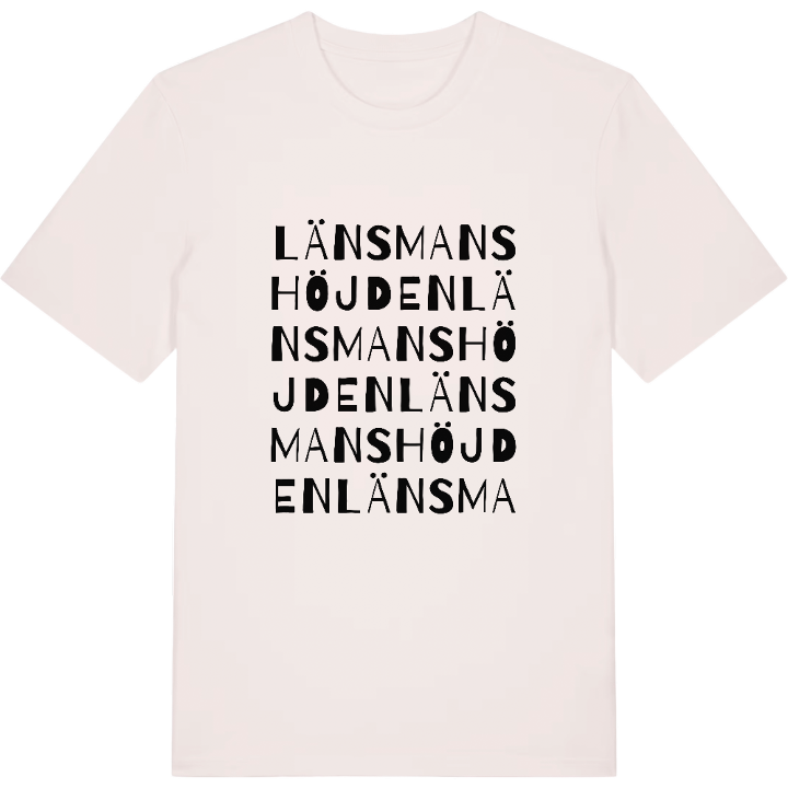 Länsmanshöjden ordlek t-shirt – t-shirt från PinShirt