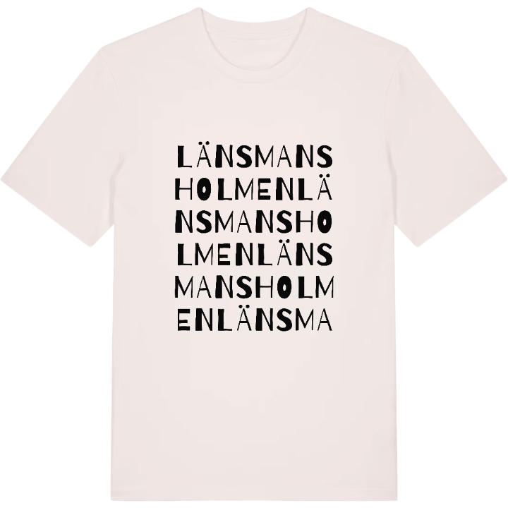Länsmansholmen ordlek t-shirt – t-shirt från PinShirt