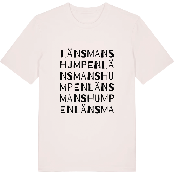 Länsmanshumpen ordlek t-shirt – t-shirt från PinShirt