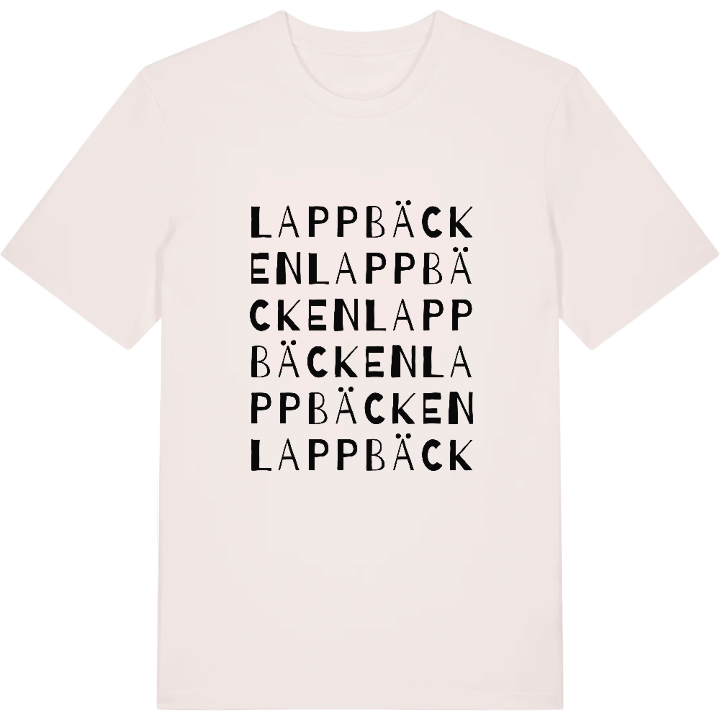 Lappbäcken ordlek t-shirt – t-shirt från PinShirt