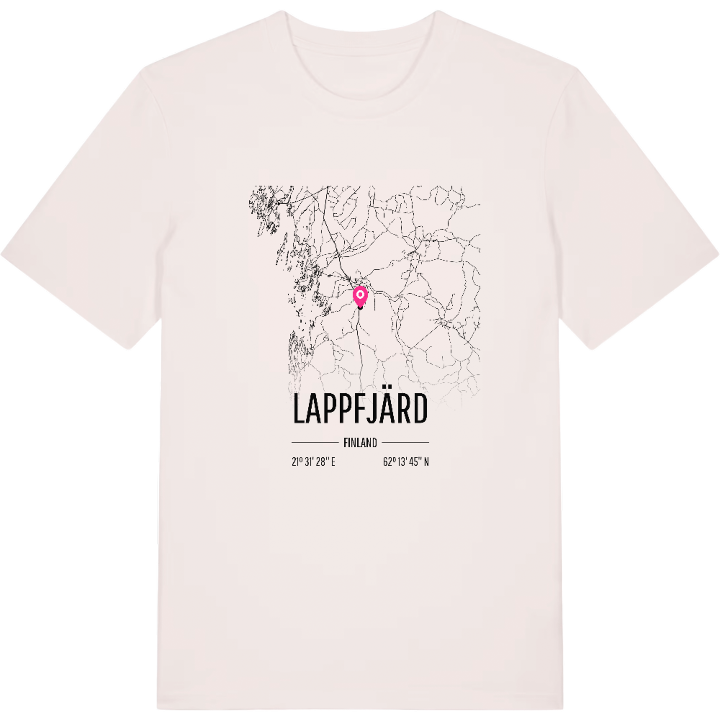 Lappfjärd karta t-shirt – t-shirt från PinShirt
