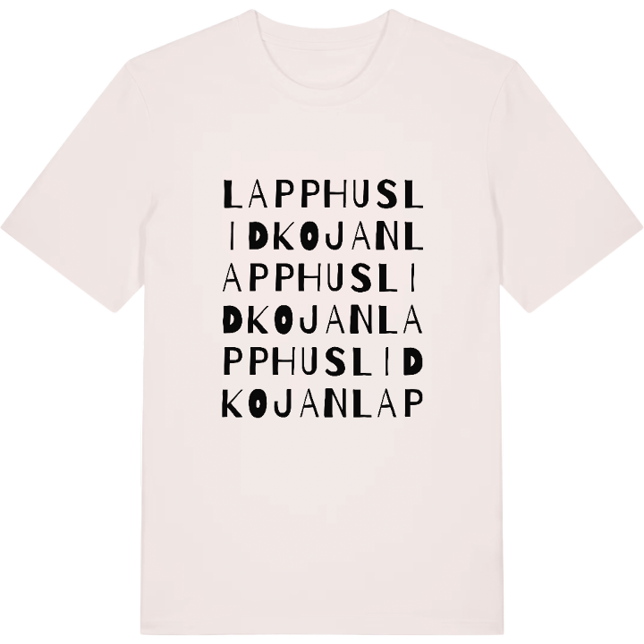 Lapphuslidkojan ordlek t-shirt – t-shirt från PinShirt
