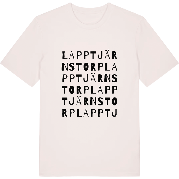 Lapptjärnstorp ordlek t-shirt – t-shirt från PinShirt