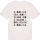 Largbacken ordlek t-shirt