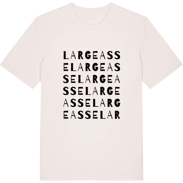 Largeasse ordlek t-shirt – t-shirt från PinShirt