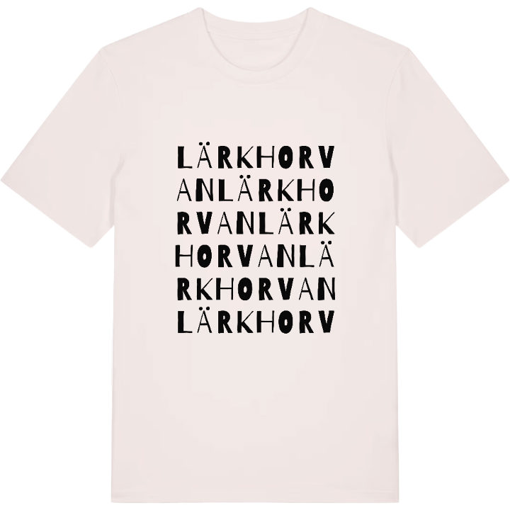 Lärkhorvan ordlek t-shirt – t-shirt från PinShirt
