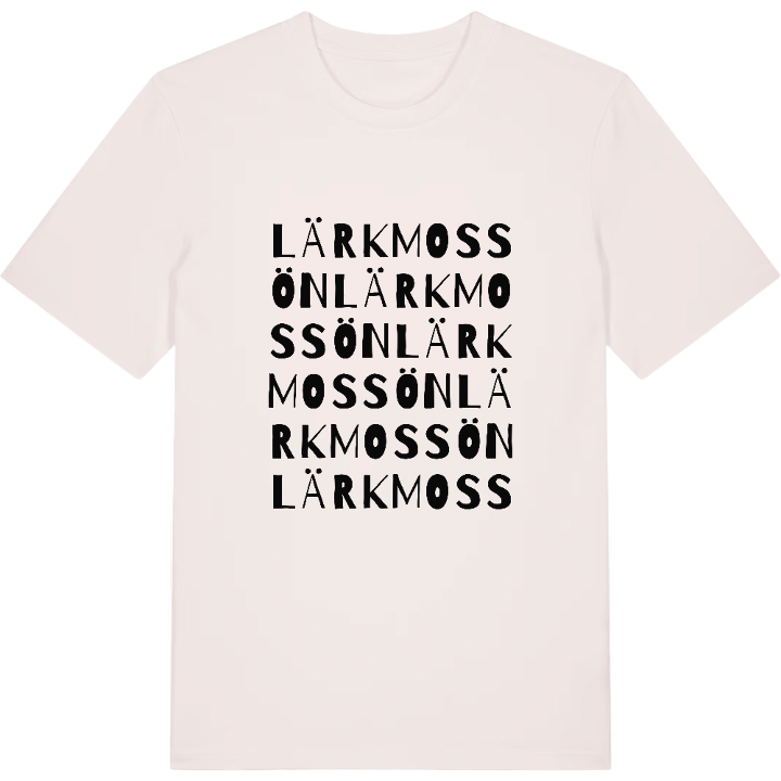 Lärkmossön ordlek t-shirt – t-shirt från PinShirt