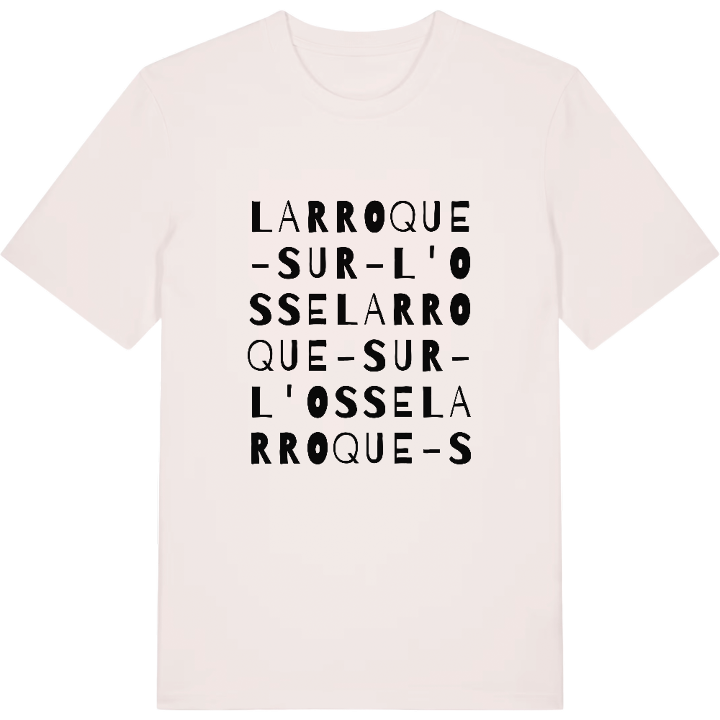 Larroque-sur-l'Osse ordlek t-shirt – t-shirt från PinShirt