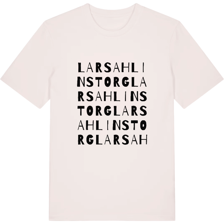 Lars Ahlins torg ordlek t-shirt – t-shirt från PinShirt