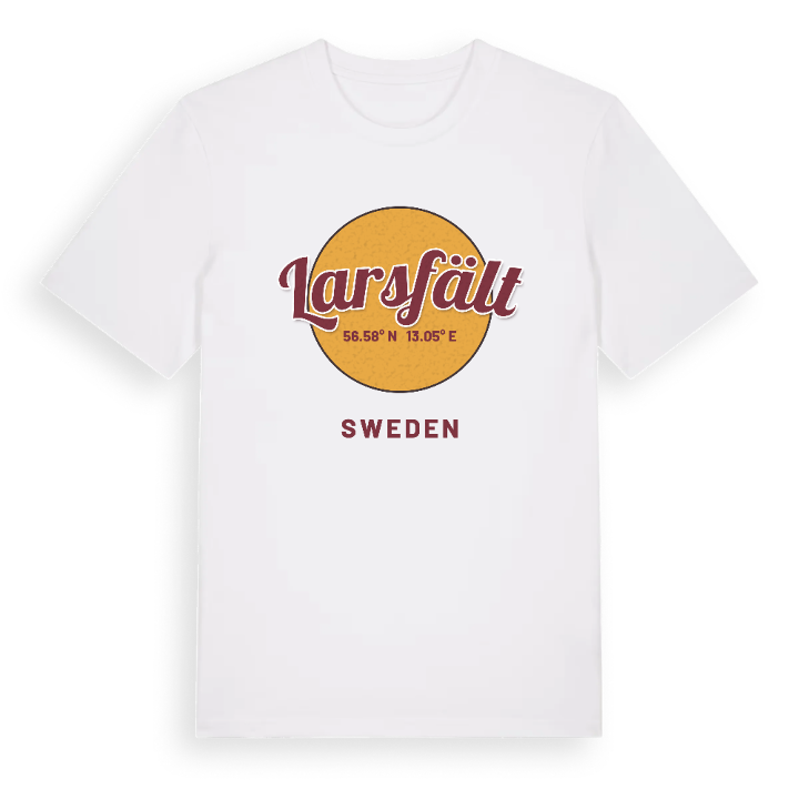 Larsfält cirkel t-shirt – t-shirt från PinShirt
