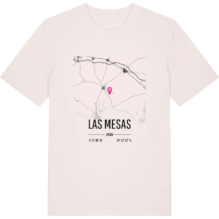 Las Mesas karta t-shirt – t-shirt från PinShirt