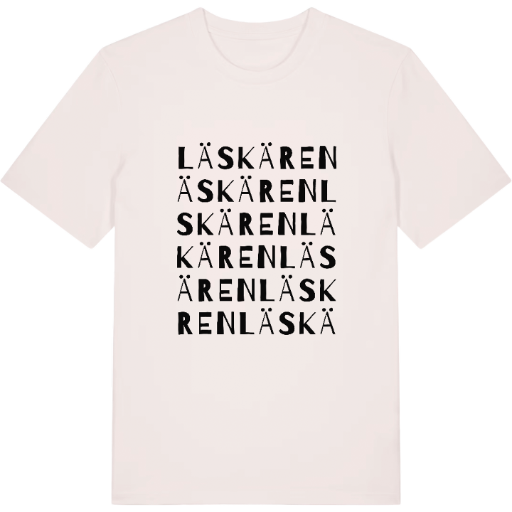 Läskären ordlek t-shirt – t-shirt från PinShirt