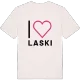 Jag älskar Laski t-shirt stort tryck