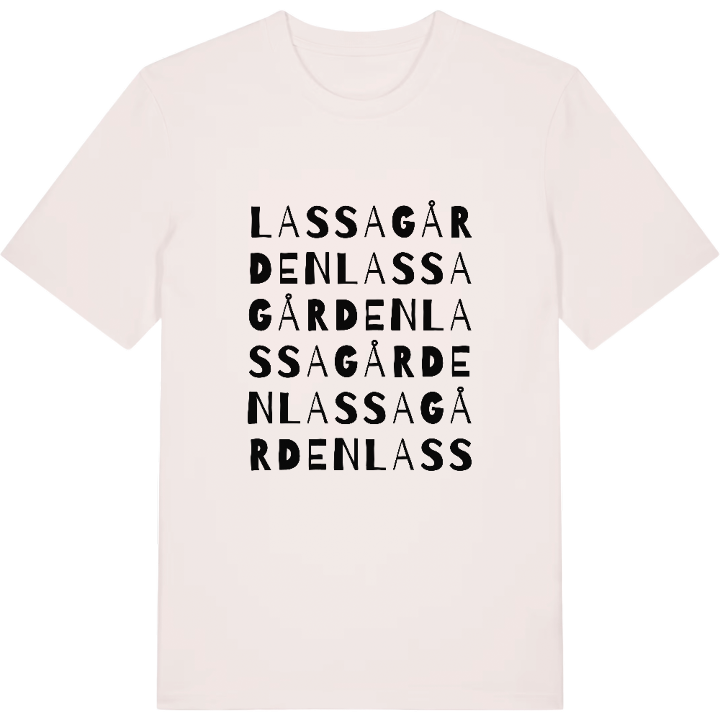 Lassagården ordlek t-shirt – t-shirt från PinShirt