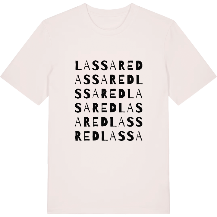Lassared ordlek t-shirt – t-shirt från PinShirt
