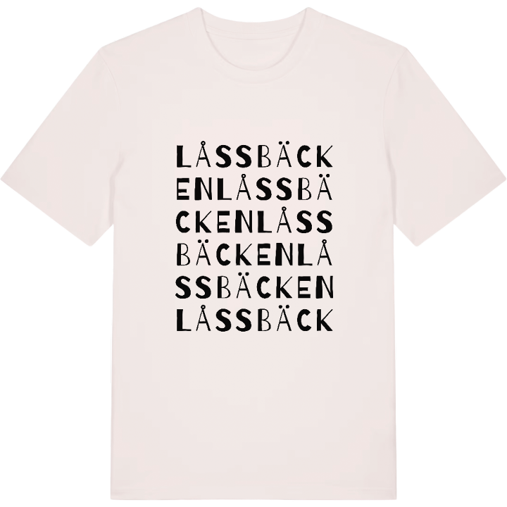 Låssbäcken ordlek t-shirt – t-shirt från PinShirt