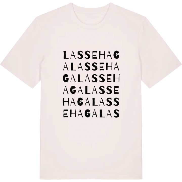 Lassehaga ordlek t-shirt – t-shirt från PinShirt