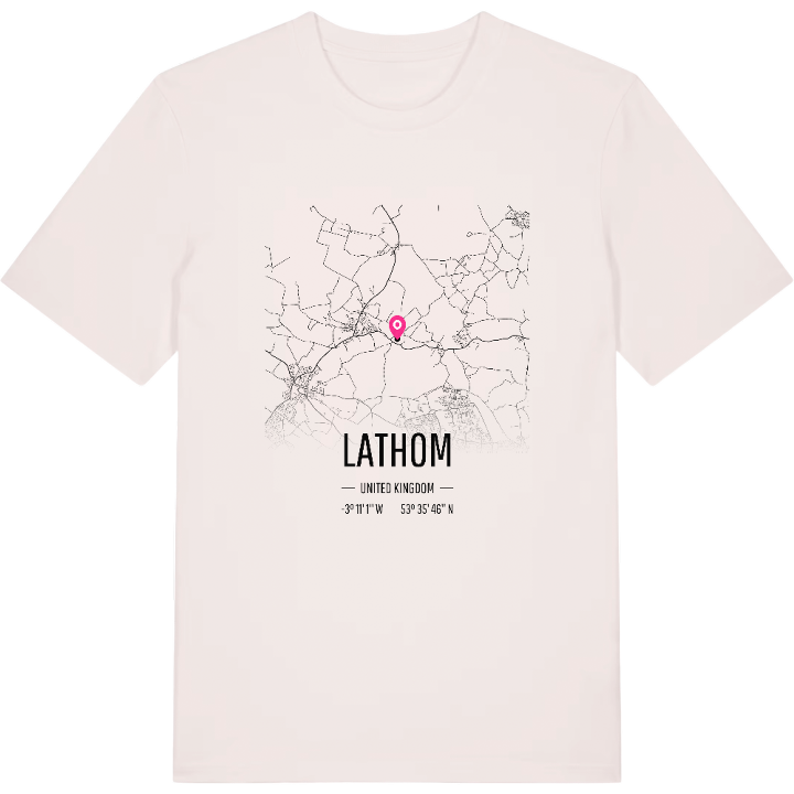 Lathom karta t-shirt – t-shirt från PinShirt
