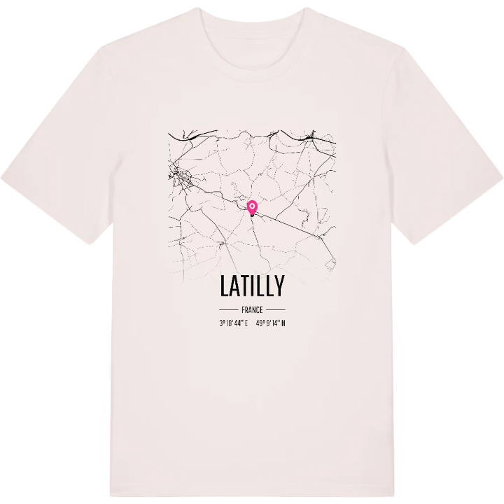 Latilly karta t-shirt – t-shirt från PinShirt