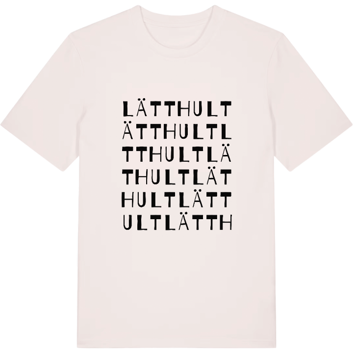 Lätthult ordlek t-shirt – t-shirt från PinShirt