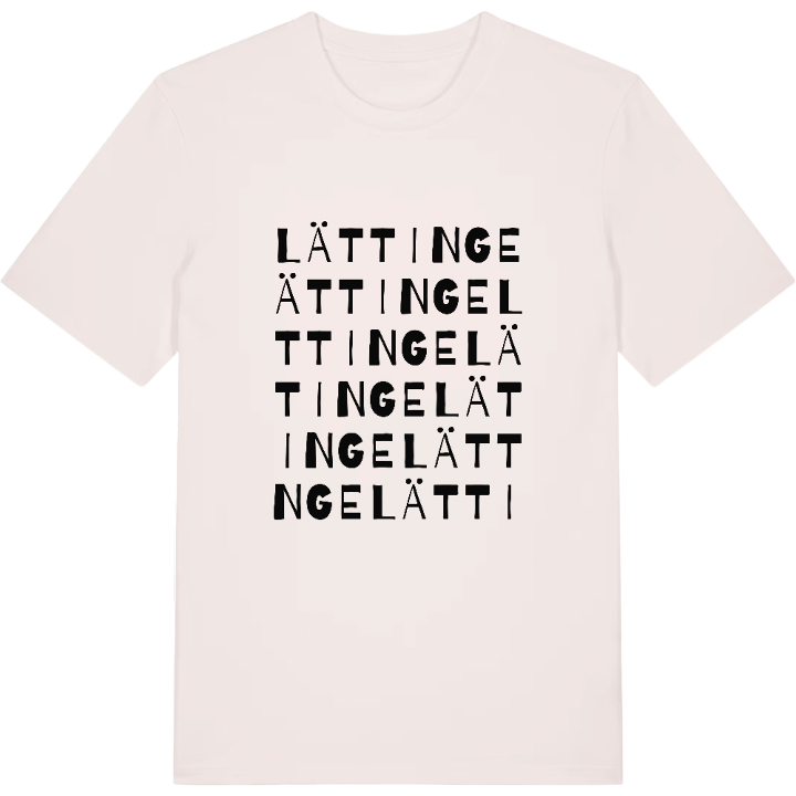 Lättinge ordlek t-shirt – t-shirt från PinShirt