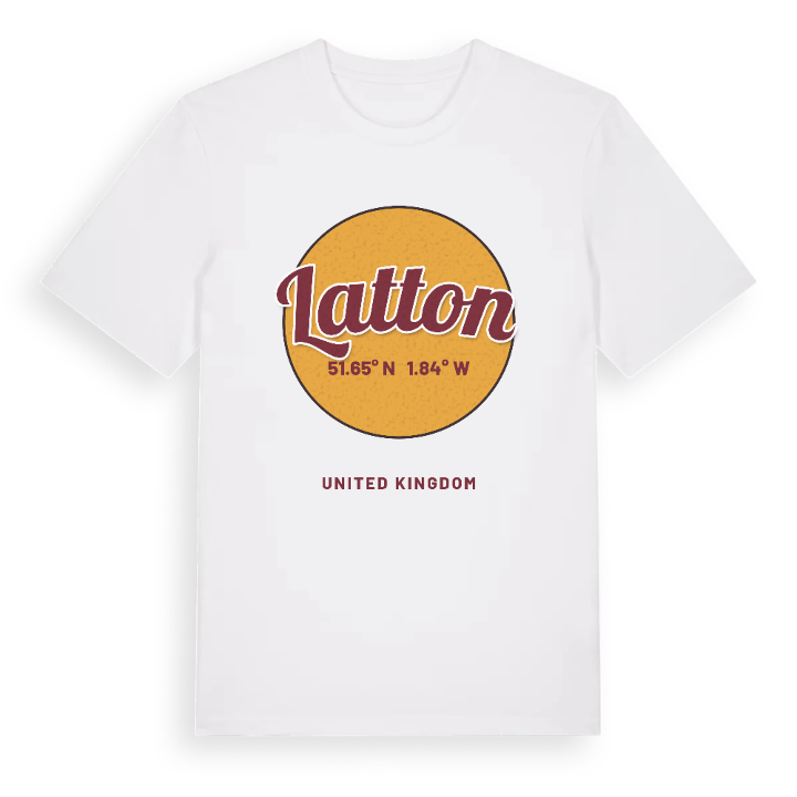Latton cirkel t-shirt – t-shirt från PinShirt