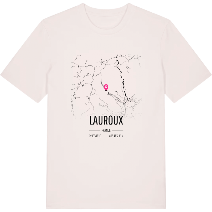 Lauroux karta t-shirt – t-shirt från PinShirt