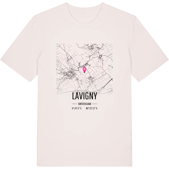 Lavigny karta t-shirt – t-shirt från PinShirt