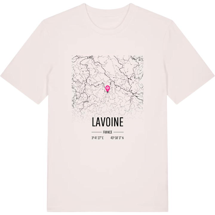 Lavoine karta t-shirt – t-shirt från PinShirt