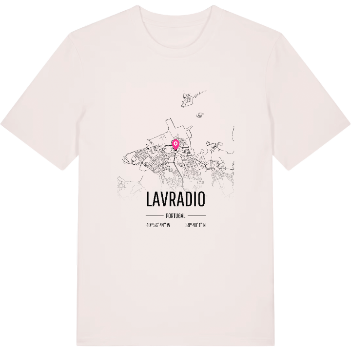Lavradio karta t-shirt – t-shirt från PinShirt