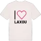 Jag älskar Laxou t-shirt stort tryck